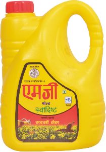MG Kachi Ghani Mustard Oil (5 Ltr Jar)