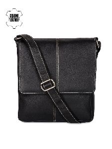 Unisex Genuine Leather Messenger Bag