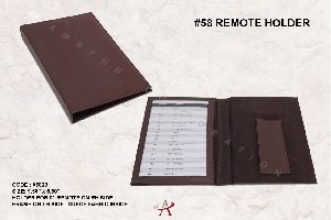 Faux Leather Remote Holder