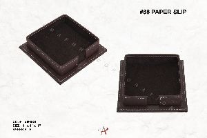 Leatherette Paper Slip Box