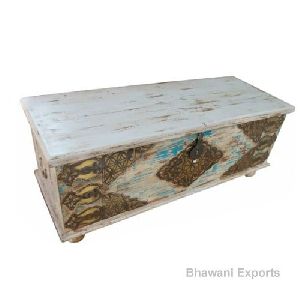 Antique Wooden Trunk