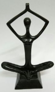 Aluminium Yoga Statue