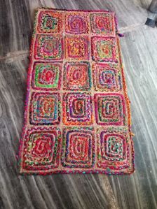 cotton chindi rugs multi