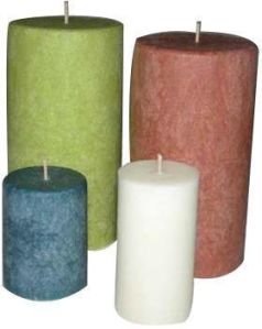 palm wax candle