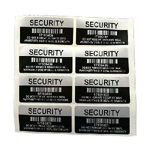 serial number stickers