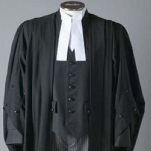 Polyester Black Advocate Gowns