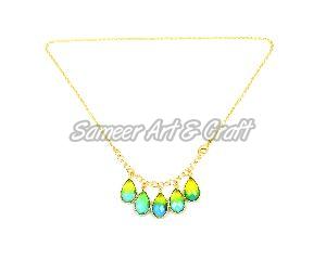 Multi Quartz Gemstone Necklace