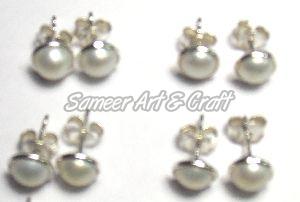 Pearl Gemstone Earrings