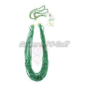 Top Quality Emerald Fine Finishing Gemstone Beads Necklace