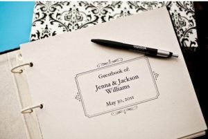 wedding guest book