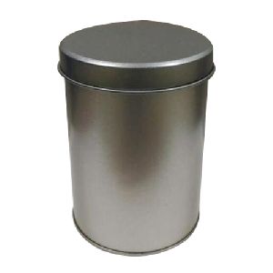 Round Tin Food Container