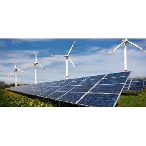Solar Wind Hybrid Power Plant