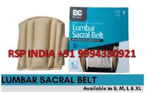 LUMBAR SACRAL BELT WITH DUAL ELASTIC FULCRUM STRAP