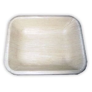 4.5 Inch Areca Leaf Square Shallow Plate