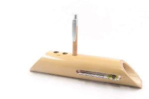 Bamboo Pen Card Holder