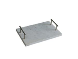 Marble Brass Serving Tray