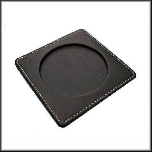 Water Bottle Leatherette Coaster