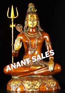 Brass Lord Shiva Statue