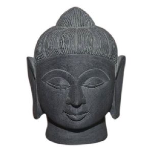 Marble Buddha Head Statue