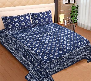 bedsheet double bed with pillow cover