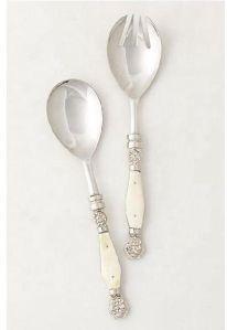 Royal Wedding Bone Salad Server Set