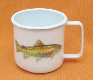 White Enamel Mug