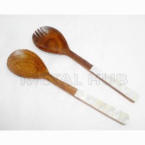 Wooden Salad Server Set