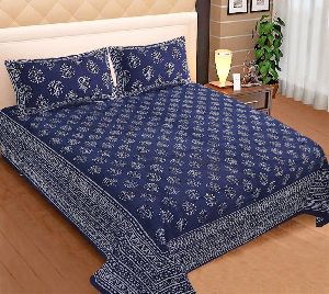 Rajasthani Indian Indigo bedsheet