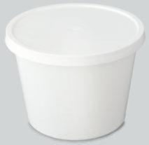 500ml White Plastic Container
