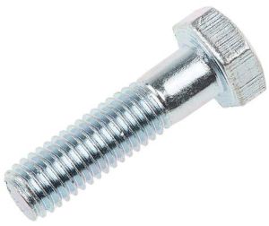 M8 x 30mm Bright Zinc Plated Steel Hex Bolt