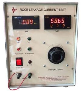 RCCB Leakage Current Tester