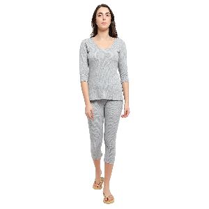 Ladies Grey Thermal Wear