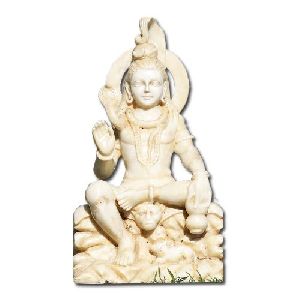 marble lord shiva statue
