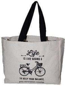 12 Oz Natural Canvas Shopping Bag