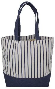 12 Oz Natural Canvas Tote Bag With Jute Bottom & Jute Handle