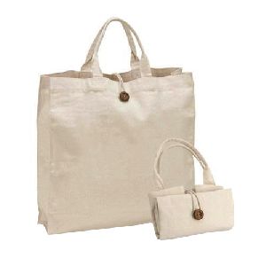 Cotton Shopping Bag With Padded Rope Handle