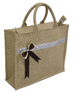 PP Laminated Natural Jute Gift Bag