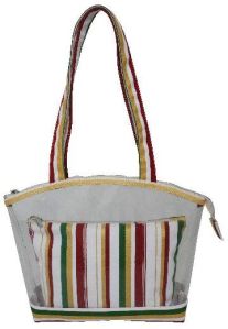 See Through PVC / 12 OZ Canvas Bag With Pouch