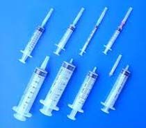 Disposable Syringes with Safety Hypodermic Needles