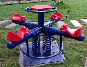 Four Seater Spring Seesaw