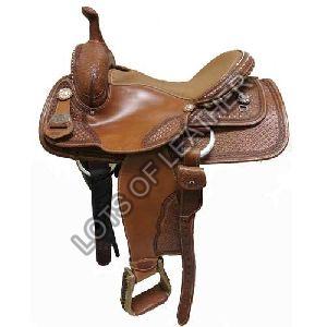 Western Leather Saddle