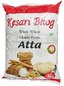 10kg Kesari Bhog Whole Wheat Chakki Fresh Atta