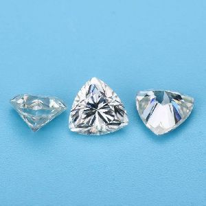 1.44to3.85+ CT, Trillion CutWhite Moissanite diamond,