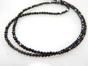 1.50+ MM black moissanite fancy beads