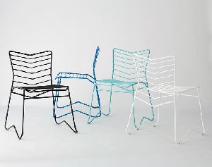 Stackable Wire Chairs