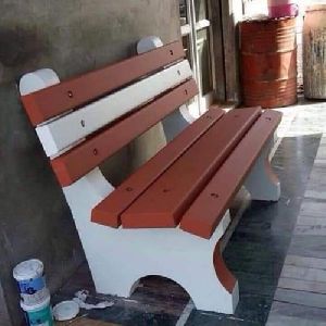 RCC Garden Bench with Back