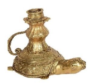 Dhokra Tortoise Candle Stand