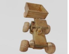 Wooden Tractor Toy