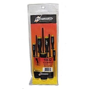 Bondhus 10632, Set 8 Ball End Screwdrivers .050-5/32