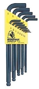 Bondhus 10937, Set 13 Ball End L-Wrenches .050-3/8